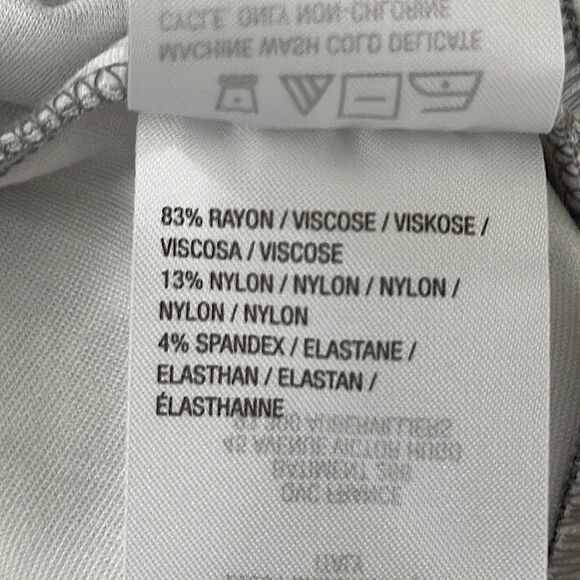 LOGO By Lori Goldstein Peplum Blazer 3X Jacket Gray Ponte - Picture 14 of 14